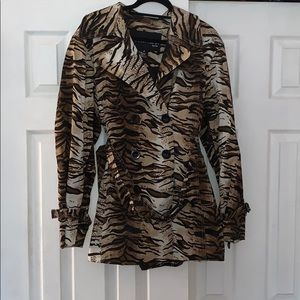 Outerwear by Lisa Animal Print Coat